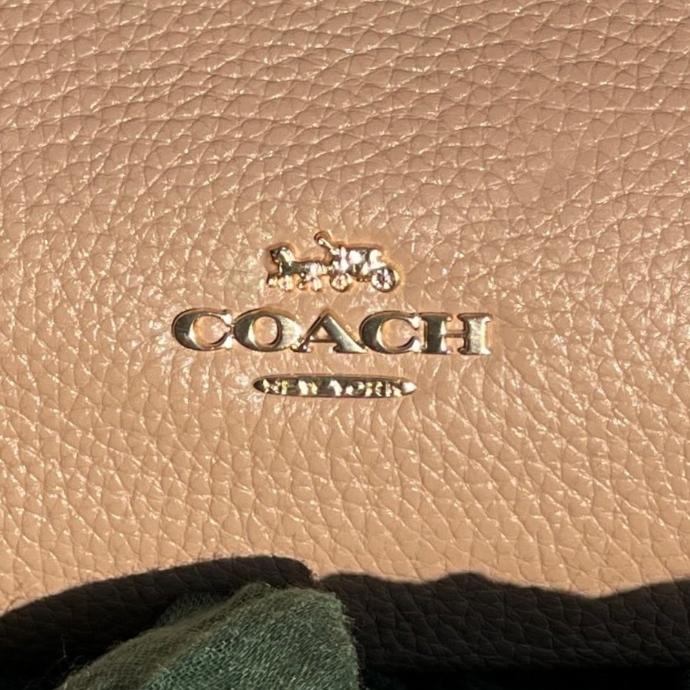 Gently used Coach bag. Tan. - Picture 11 of 14